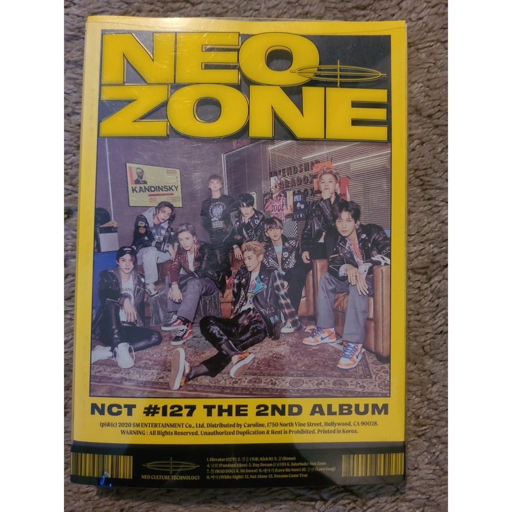 Neo Zone NCT #127 The 2nd Album, Yellow CD